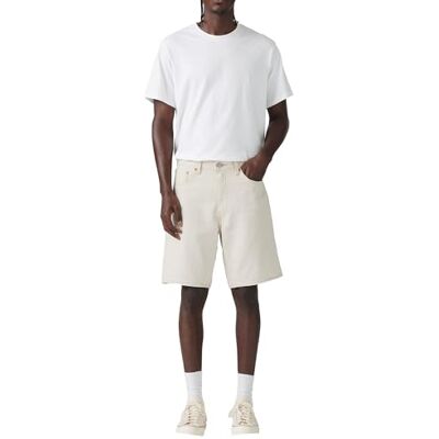Levi's Men's 468 Stay Loose Shorts, Ecru Journal LTWT Sh, 32W Levi's Men's 468 Stay Loose Shorts, Ecru Journal LTWT Sh, 32W