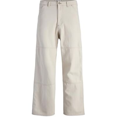 JACK & JONES Male Classic Trousers Baggy Fit Classic Trousers, Moonbeam, 31 W/36 L JACK & JONES Male Classic Trousers Baggy Fit Classic Trousers, Moonbeam, 31 W/36 L