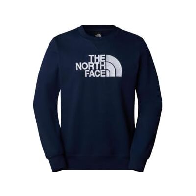 The North Face Men's Drew Peak Crew Sweatshirt, Summit Navy, L The North Face Men's Drew Peak Crew Sweatshirt, Summit Navy, L