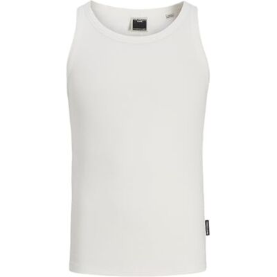 JACK & JONES Men's Jcostratus Break Rib Tank Top, Cloud Dancer, L JACK & JONES Men's Jcostratus Break Rib Tank Top, Cloud Dancer, L