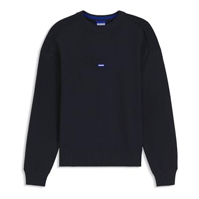 Hugo Boss Men's Knitted Sweater, Navy 410, XL Hugo Boss Men's Knitted Sweater, Navy 410, XL