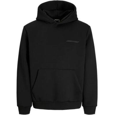 JACK & JONES Jcofusion Scuba Sweat Hood Noos, black, L JACK & JONES Jcofusion Scuba Sweat Hood Noos, black, L