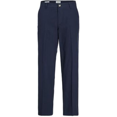 JACK & JONES JPSTKARL JJPIERRE Linen Blend Chino, Blazer Navy, 32 W/36 L JACK & JONES JPSTKARL JJPIERRE Linen Blend Chino, Blazer Navy, 32 W/36 L