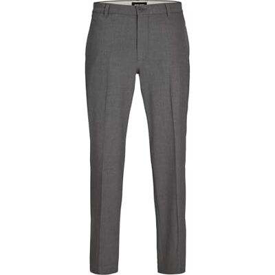 JACK & JONES Mens Karl Banks Chinos Dark Grey 30W / 30L JACK & JONES Mens Karl Banks Chinos Dark Grey 30W / 30L