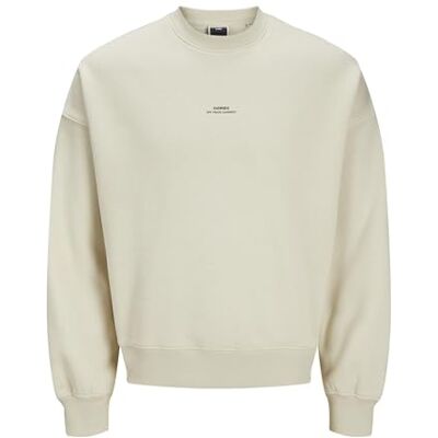 JACK & JONES JACK&JONES JCOTERRAIN Print Sweat Crew Neck, Tidal Foam, XL JACK & JONES JACK&JONES JCOTERRAIN Print Sweat Crew Neck, Tidal Foam, XL