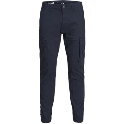 JACK & JONES Men's Jjipaul Jjflake Akm 542 Navy Blazer Noos Pants, Navy Blazer, 31W 32L UK JACK & JONES Men's Jjipaul Jjflake Akm 542 Navy Blazer Noos Pants, Navy Blazer, 31W 32L UK