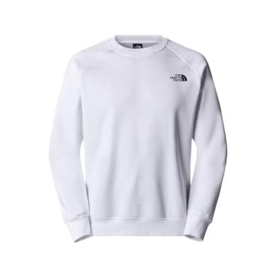 The North Face Men's Raglan Box Nse Crew Sweatshirt, Tnf White, S The North Face Men's Raglan Box Nse Crew Sweatshirt, Tnf White, S