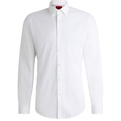 Hugo Boss Mens Kenno Slim-fit Business Shirt in Cotton poplin Hugo Boss Mens Kenno Slim-fit Business Shirt in Cotton poplin