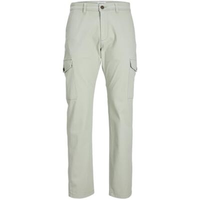 JACK & JONES Men's Jpstollie Jjbowie Cargo Sa Noos Cargo Trousers, Desert Sage, 34 W/32 L JACK & JONES Men's Jpstollie Jjbowie Cargo Sa Noos Cargo Trousers, Desert Sage, 34 W/32 L