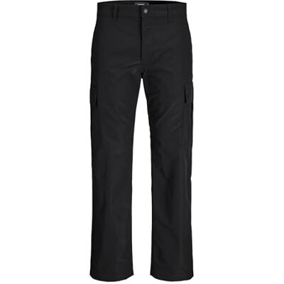 JACK & JONES Jpstkarl Kurtis Snap Tech Cargo, Black, 33 W/34 L JACK & JONES Jpstkarl Kurtis Snap Tech Cargo, Black, 33 W/34 L