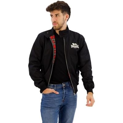 Lonsdale Men's Harrington Jacket, Black, XS (Manufacturer size: XS) Lonsdale Men's Harrington Jacket, Black, XS (Manufacturer size: XS)