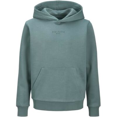 JACK & JONES Men's Jjkenji Sweat Hood Jnr, stormy weather, 140 JACK & JONES Men's Jjkenji Sweat Hood Jnr, stormy weather, 140