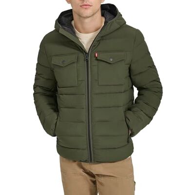Levi's Men's Stretch Two-pocket Quilted Jacket Quilted Jacket (pack of 1) Levi's Men's Stretch Two-pocket Quilted Jacket Quilted Jacket (pack of 1)