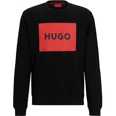 Hugo Boss Men's Duragol222 Sweatshirt, Black001, L Hugo Boss Men's Duragol222 Sweatshirt, Black001, L