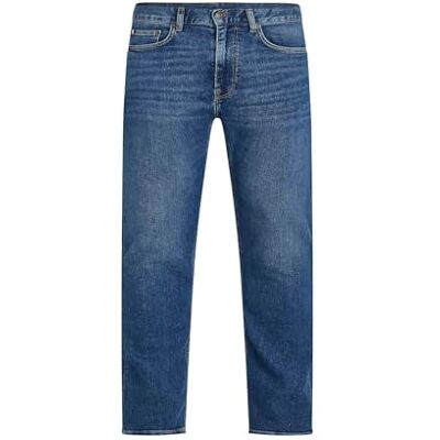 Tommy Hilfiger Men's CORE Bleecker MID Blue MW0MW39041 Slim, Denim, 30W / 32L Tommy Hilfiger Men's CORE Bleecker MID Blue MW0MW39041 Slim, Denim, 30W / 32L