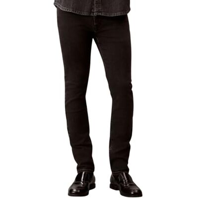 Calvin Klein Men’s Essential Black Skinny Fit Jeans, Black (Ck Essential Black), 30W/34L Calvin Klein Men’s Essential Black Skinny Fit Jeans, Black (Ck Essential Black), 30W/34L
