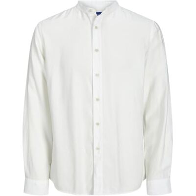 JACK & JONES JORMARSHALL Band Shirt LS, Cloud Dancer, L JACK & JONES JORMARSHALL Band Shirt LS, Cloud Dancer, L