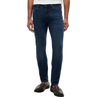 Tommy Hilfiger Men's CORE Bleecker DEEP Blue MW0MW39042 Slim, Denim, 36W / 32L Tommy Hilfiger Men's CORE Bleecker DEEP Blue MW0MW39042 Slim, Denim, 36W / 32L