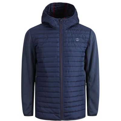JACK & JONES Male Hybrid Jacket, Navy Blazer 1, XS JACK & JONES Male Hybrid Jacket, Navy Blazer 1, XS