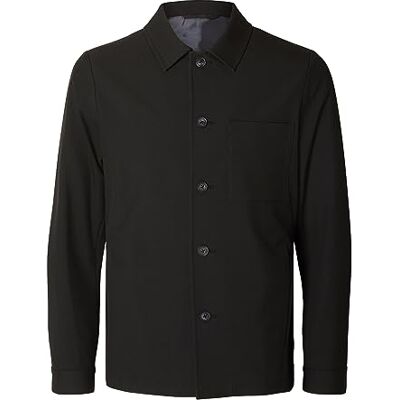 SELECTED HOMME Male Blazer Hybrid, Black, Size: XXL SELECTED HOMME Male Blazer Hybrid, Black, Size: XXL
