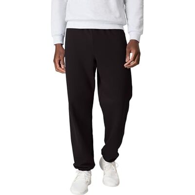 Hanes Men's Fleece Sweatpants, EcoSmart Athletic Lounge Pants, 32", 1 Or 2 Pack, Black-1 Pack, Small Hanes Men's Fleece Sweatpants, EcoSmart Athletic Lounge Pants, 32", 1 Or 2 Pack, Black-1 Pack, Small