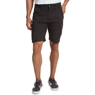 Wrangler Authentics Men's Classic Relaxed Fit Stretch Cargo Short, Black Twill, 33 Wrangler Authentics Men's Classic Relaxed Fit Stretch Cargo Short, Black Twill, 33