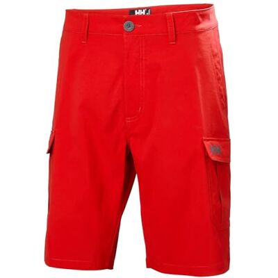 Helly Hansen Mens Hh Qd Cargo Shorts 11", Red, 32 Helly Hansen Mens Hh Qd Cargo Shorts 11", Red, 32