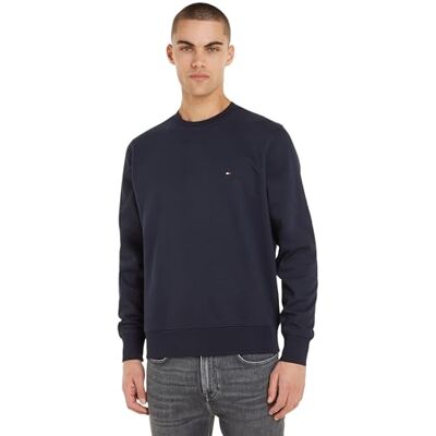 Tommy Hilfiger Men's IM NA Flag Logo Sweatshirt, Desert Sky, XS Tommy Hilfiger Men's IM NA Flag Logo Sweatshirt, Desert Sky, XS
