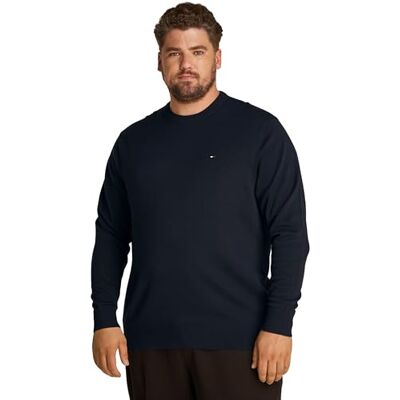 Tommy Hilfiger Men’s Essential Cotton Round Neck Jumper Tommy Hilfiger Men’s Essential Cotton Round Neck Jumper