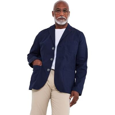 Joe Browns Men's Fashion Vintage Workwear Twill Blazer, Regular Fit, Navy, 42 Joe Browns Men's Fashion Vintage Workwear Twill Blazer, Regular Fit, Navy, 42