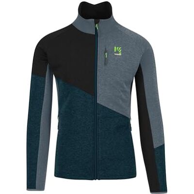 Karpos 2531023-052 FEDERA F.-Z FLEECE Sweatshirt Men's MIDNIGHT/BLACK/DARK SLATE Size XXL Karpos 2531023-052 FEDERA F.-Z FLEECE Sweatshirt Men's MIDNIGHT/BLACK/DARK SLATE Size XXL