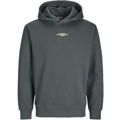 JACK & JONES Men's Jcoalpha Mountain Print Sweat Hood Sweatshirt, Urban Chic, L JACK & JONES Men's Jcoalpha Mountain Print Sweat Hood Sweatshirt, Urban Chic, L