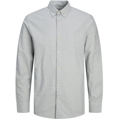 JACK & JONES Men's Casual Shirt, Slim Fit Casual Shirt, Lily pad/fit: Slim fit, M JACK & JONES Men's Casual Shirt, Slim Fit Casual Shirt, Lily pad/fit: Slim fit, M