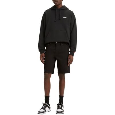 Levi's Men's 405 Standard Shorts Denim Shorts, Black Rinse Adv Short, 36W Levi's Men's 405 Standard Shorts Denim Shorts, Black Rinse Adv Short, 36W