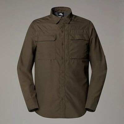 The North Face Men's L/S Sequoia Shirt New Taupe Green/Npf XXL The North Face Men's L/S Sequoia Shirt New Taupe Green/Npf XXL