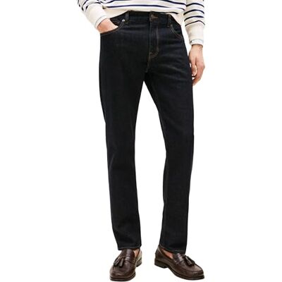 Tommy Hilfiger Men's Straight Fit Denton Mid Rise Jeans, Blue (Alpine Blue), 32W/32L Tommy Hilfiger Men's Straight Fit Denton Mid Rise Jeans, Blue (Alpine Blue), 32W/32L