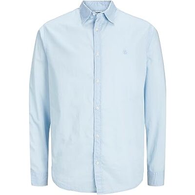 JACK & JONES Men's Jjepaulos Shirt LS Sn Jeans, Windsurfer, L JACK & JONES Men's Jjepaulos Shirt LS Sn Jeans, Windsurfer, L