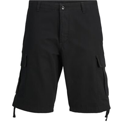 JACK & JONES Cargo Shorts Regular Fit Cargo Shorts XL, Black, XL JACK & JONES Cargo Shorts Regular Fit Cargo Shorts XL, Black, XL