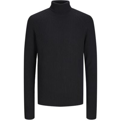 JACK & JONES Men's Knitted Jumper, Black, M JACK & JONES Men's Knitted Jumper, Black, M