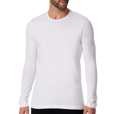 Schiesser Men's 95/5 Organic Cotton Long Sleeve Vest Underwear (Pack of 1) Schiesser Men's 95/5 Organic Cotton Long Sleeve Vest Underwear (Pack of 1)