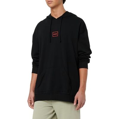 Hugo Boss Men's Laze Hoodie Loungew_Sweatshirt, Black1, XXL Hugo Boss Men's Laze Hoodie Loungew_Sweatshirt, Black1, XXL