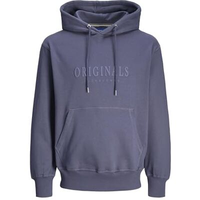 JACK & JONES Jorfrederiksberg Sweat Hood Sn, night shadow blue, L JACK & JONES Jorfrederiksberg Sweat Hood Sn, night shadow blue, L