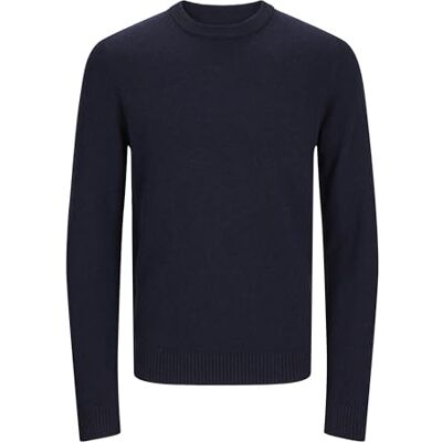 JACK & JONES Mens Crew Jumper Night Sky L JACK & JONES Mens Crew Jumper Night Sky L