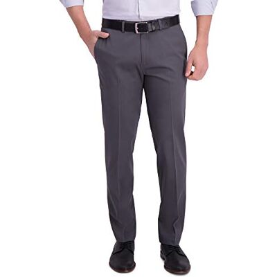 Haggar Men's Khaki Straight Fit Flat Front Flex Waistband Casual Pant Casual Pants Haggar Men's Khaki Straight Fit Flat Front Flex Waistband Casual Pant Casual Pants