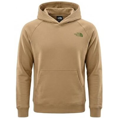 The North Face Men's Raglan Box Nse Regular Hoodie, Khaki Stone, S The North Face Men's Raglan Box Nse Regular Hoodie, Khaki Stone, S