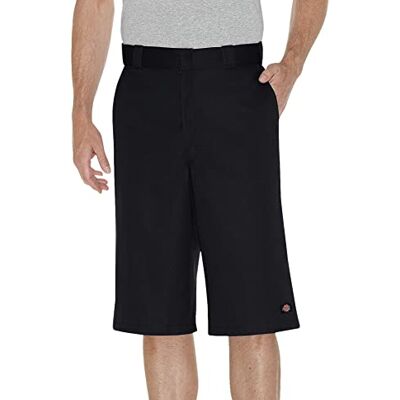 Dickies Men's 15 Inch Inseam Work Short with Multi Use Pocket Utility Pants, Black V1, 30 Dickies Men's 15 Inch Inseam Work Short with Multi Use Pocket Utility Pants, Black V1, 30