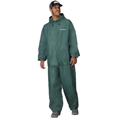 FROGG TOGGS Men's Ultra-Lite2 Waterproof Breathable Rain Suit, Green, S FROGG TOGGS Men's Ultra-Lite2 Waterproof Breathable Rain Suit, Green, S