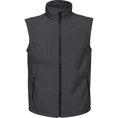 Regatta TRA848 74Y50 Professional Octagon II 3 Layer Waterproof Softshell Body warmer, SealGrey(Bk), S Regatta TRA848 74Y50 Professional Octagon II 3 Layer Waterproof Softshell Body warmer, SealGrey(Bk), S