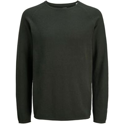 JACK & JONES Jjehill Knit Crew Neck Noos, Green (Duffel Bag), XL JACK & JONES Jjehill Knit Crew Neck Noos, Green (Duffel Bag), XL
