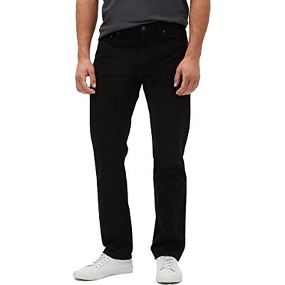 GAP Men's Straight Fit Denim Jeans, True Black, 38W x 30L GAP Men's Straight Fit Denim Jeans, True Black, 38W x 30L